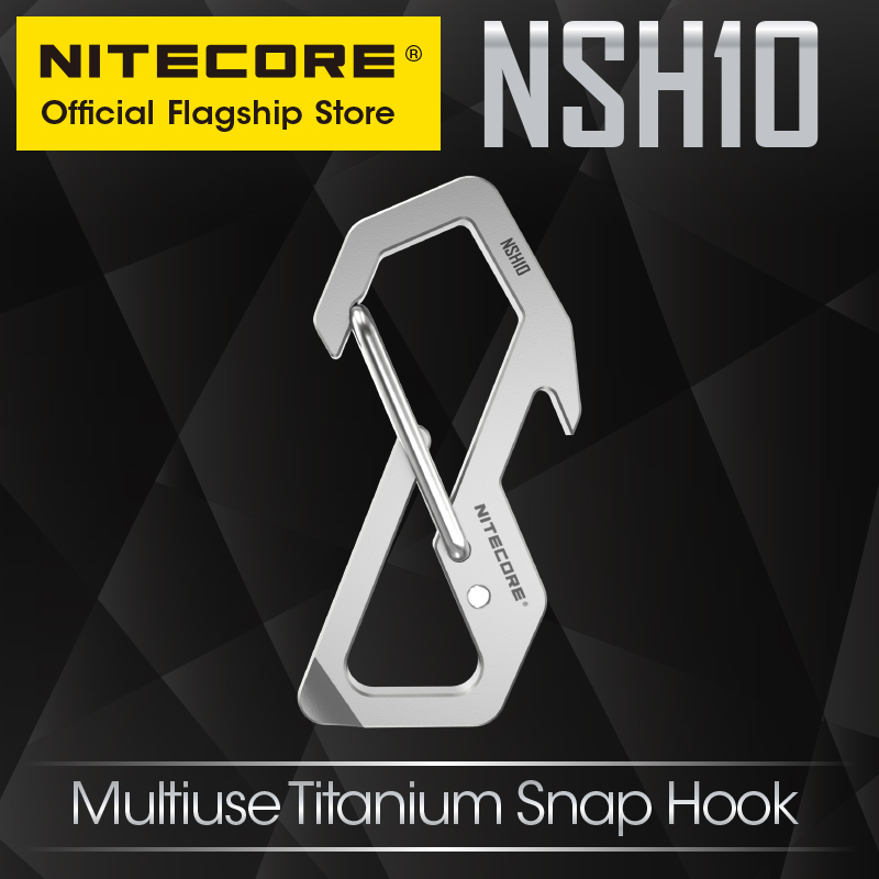 Edc Carry Pack - NITECORE NSH10 Multiuse Titanyum Yapış Kanca
