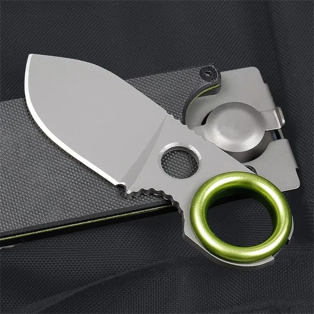 Edc Pocket Carry Fixed Blade - Mini EDC Halka Şeklinde Sabit Namlulu