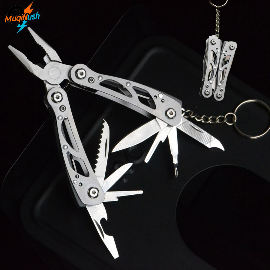 Edc Carry Pliers - MuqiNush 12 In 1 Mini Anahtarlık