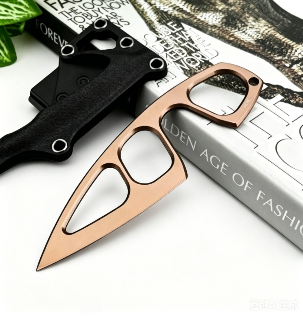 Edc Pocket Carry Fixed Blade - Yüksek Sertlikte Boyun Bıçağı 440C Çelik