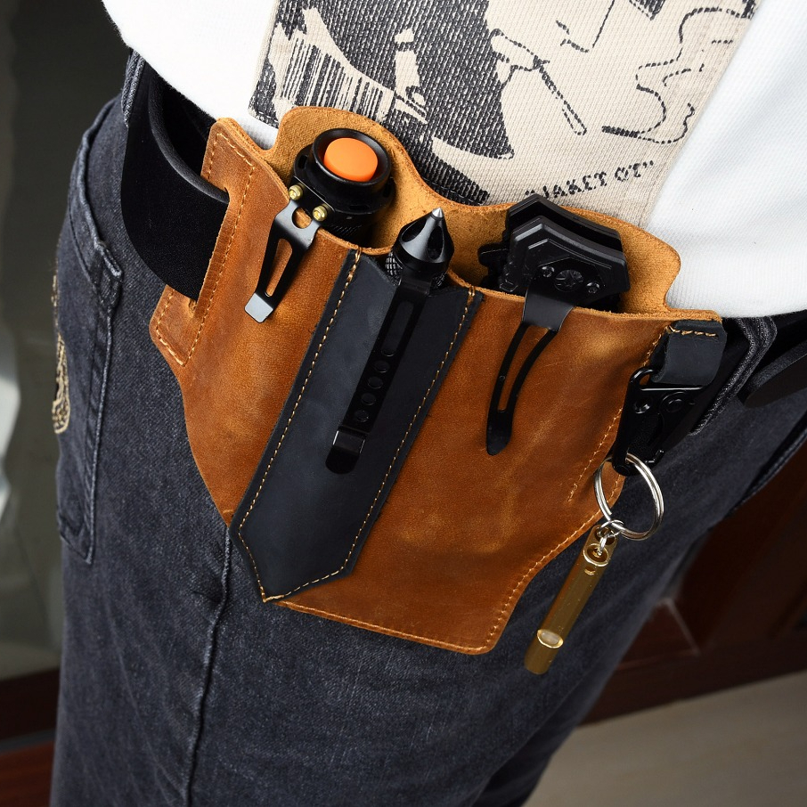 Edc Carry Pocket Pouch - Erkekler için Seyahat Taktik Bel Çantası