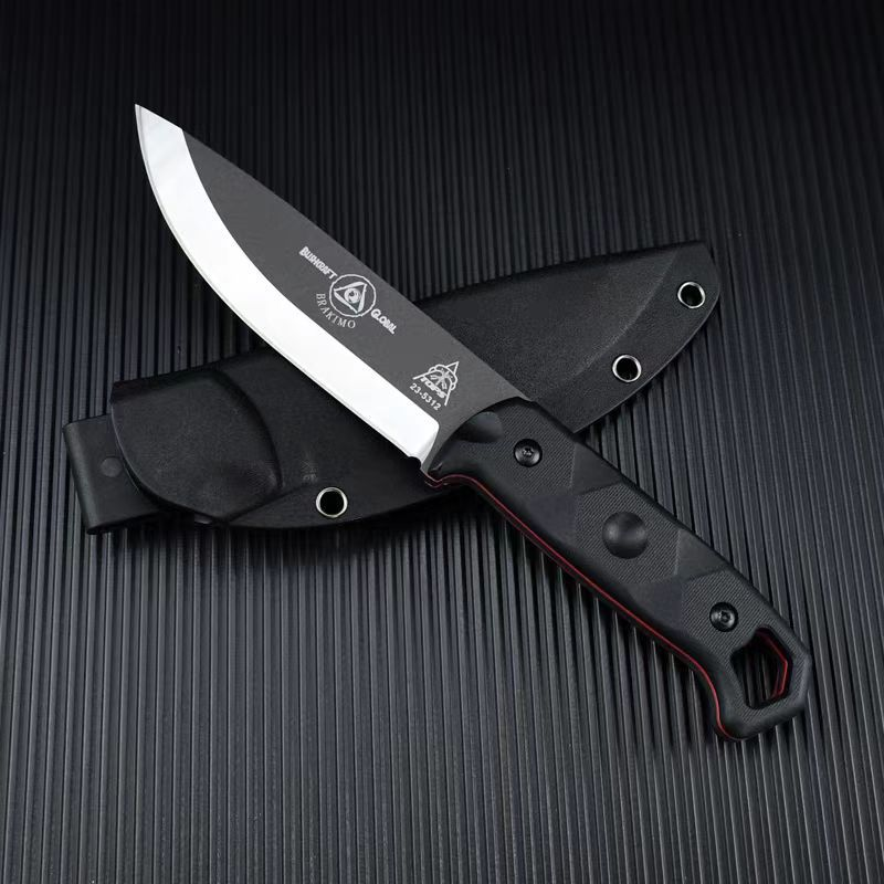 Everyday Carry (Edc) Knife - Taşınabilir D2 Çelik Sabit Bıçaklı Açık