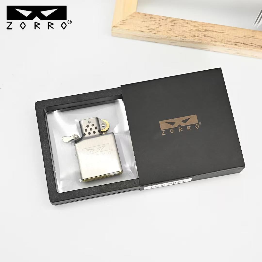 Lighter Insert Zippo - ZORRO 2026 yeni saf titanyum çakmak