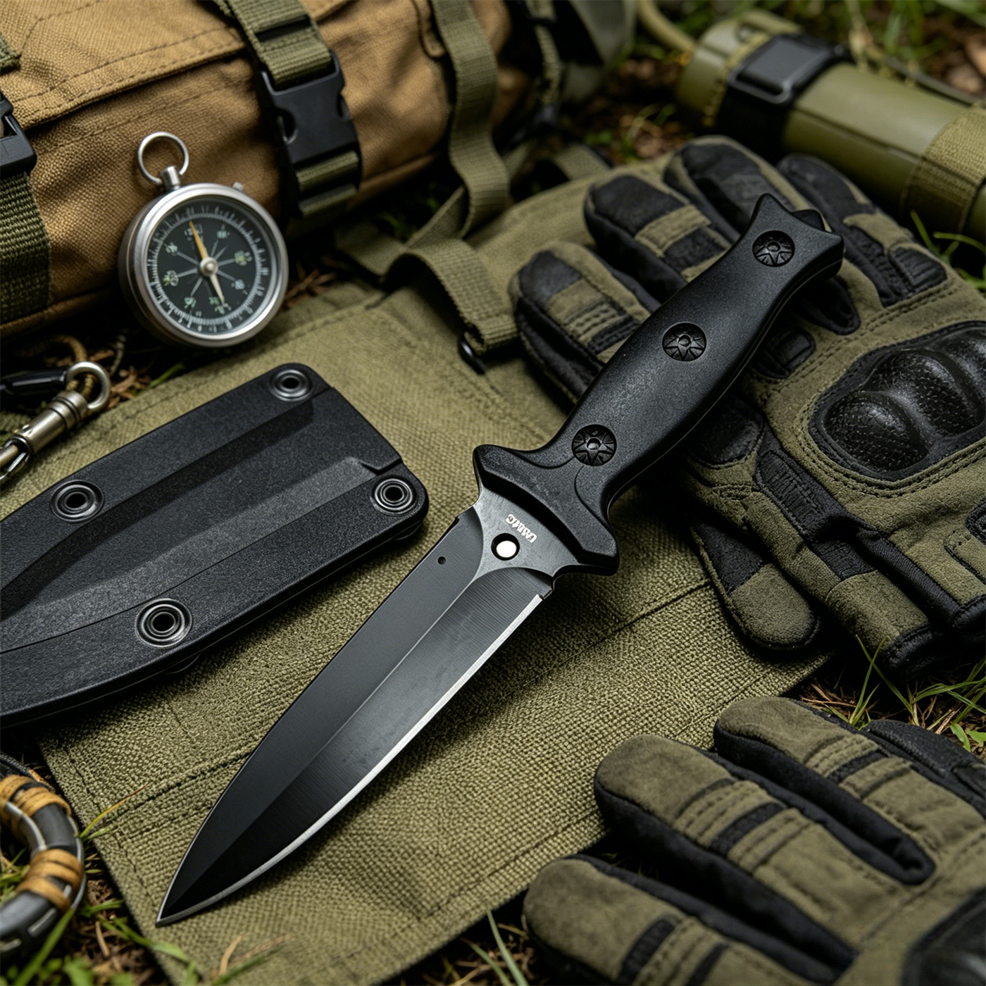 Edc Pocket Carry Fixed Blade - Açık Hava Hayatta Kalma Bıçağı Vahşi