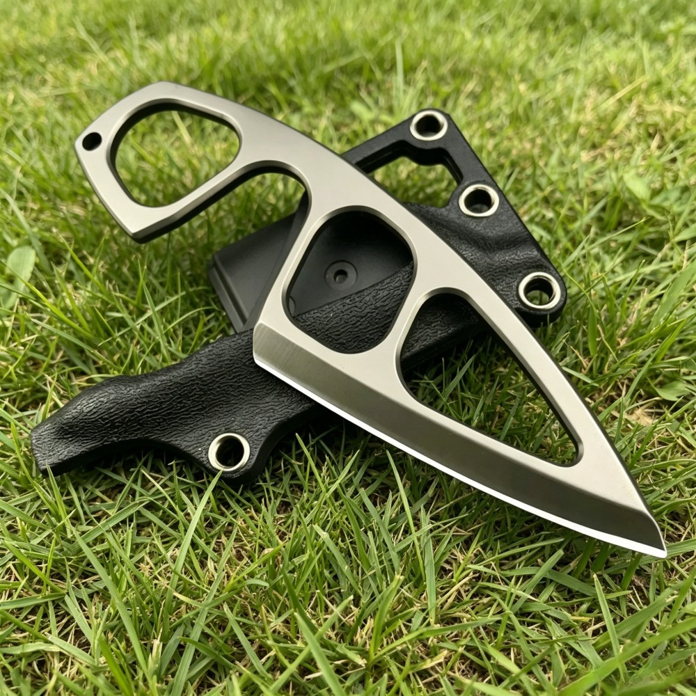 Edc Pocket Carry Fixed Blade - Yüksek Sertlikte Boyun Bıçağı 440C Çelik