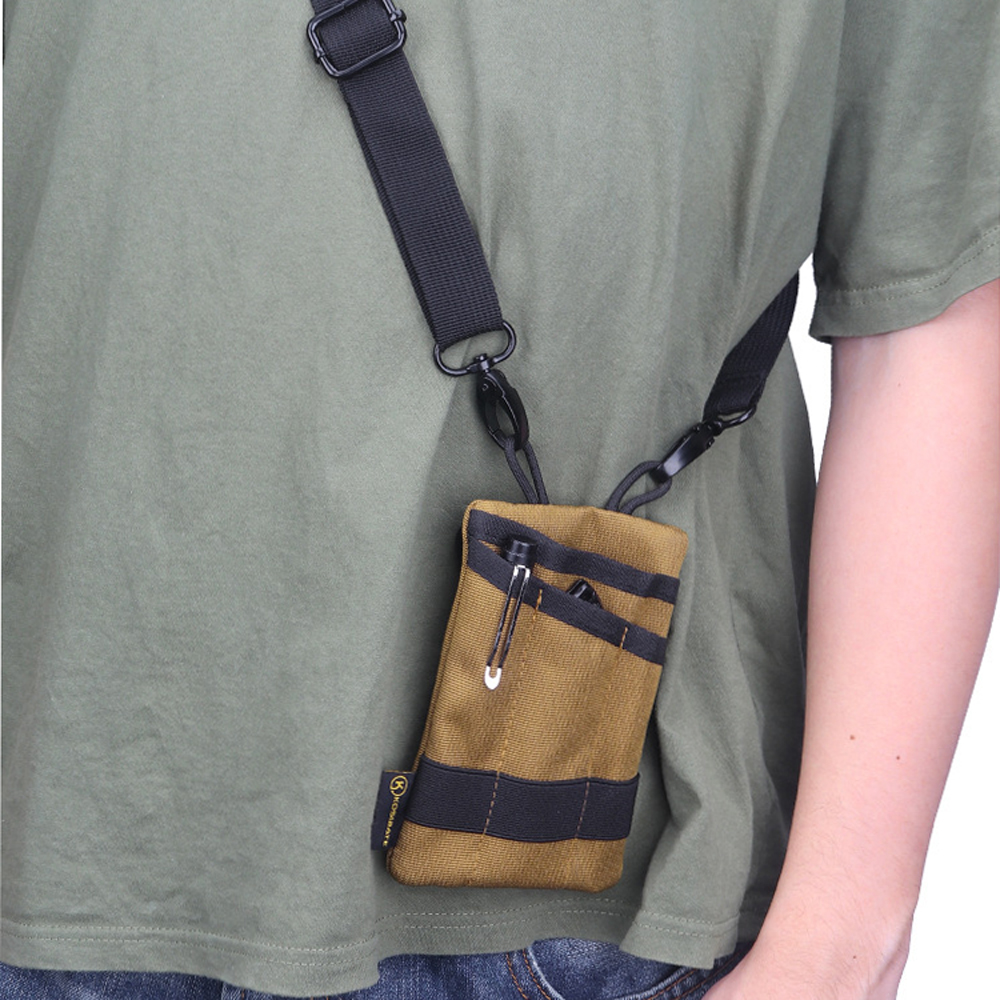 Edc Carry Pocket Pouch - Bıçak/el feneri/kart için 4 cepler ile