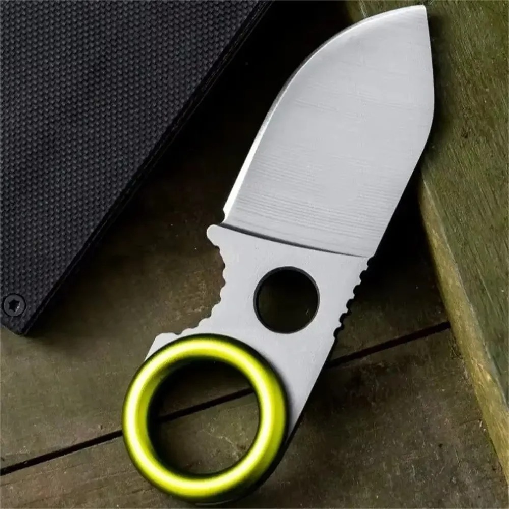 Everyday Carry (Edc) Knife - Mini EDC Halka Şeklinde Sabit Namlulu