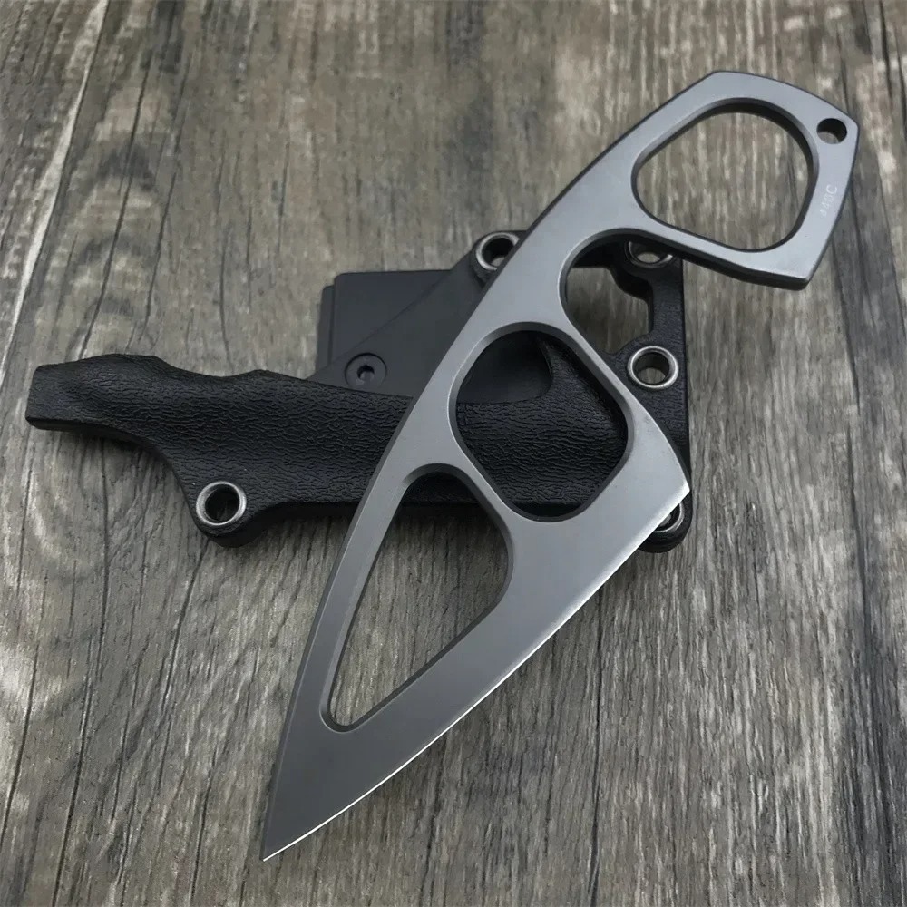 Edc Pocket Carry Fixed Blade - Yüksek Sertlikte Boyun Bıçağı 440C Çelik