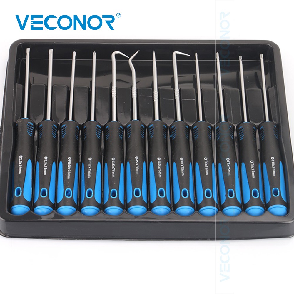 Micro Screwdriver Kit - 12 adet kanca yağ keçesi yakıt