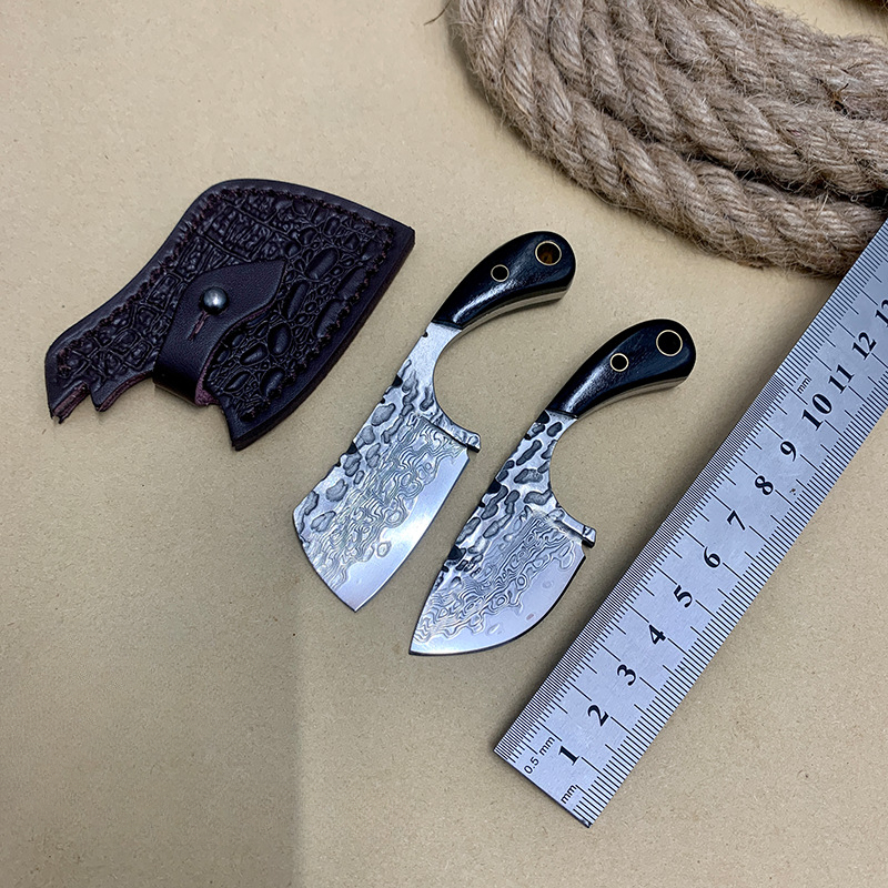 Edc Pocket Carry Fixed Blade - RHON 40MM Mini Tam Boy Çelik