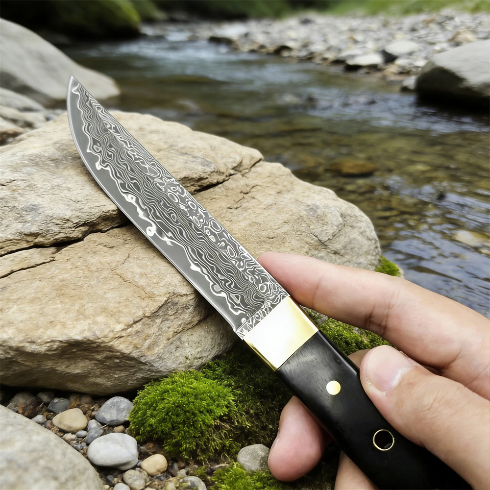 Yüksek Sertlikte Şam Çelikli B - Edc Pocket Carry Fixed Blade incelemesi ve fiyatı