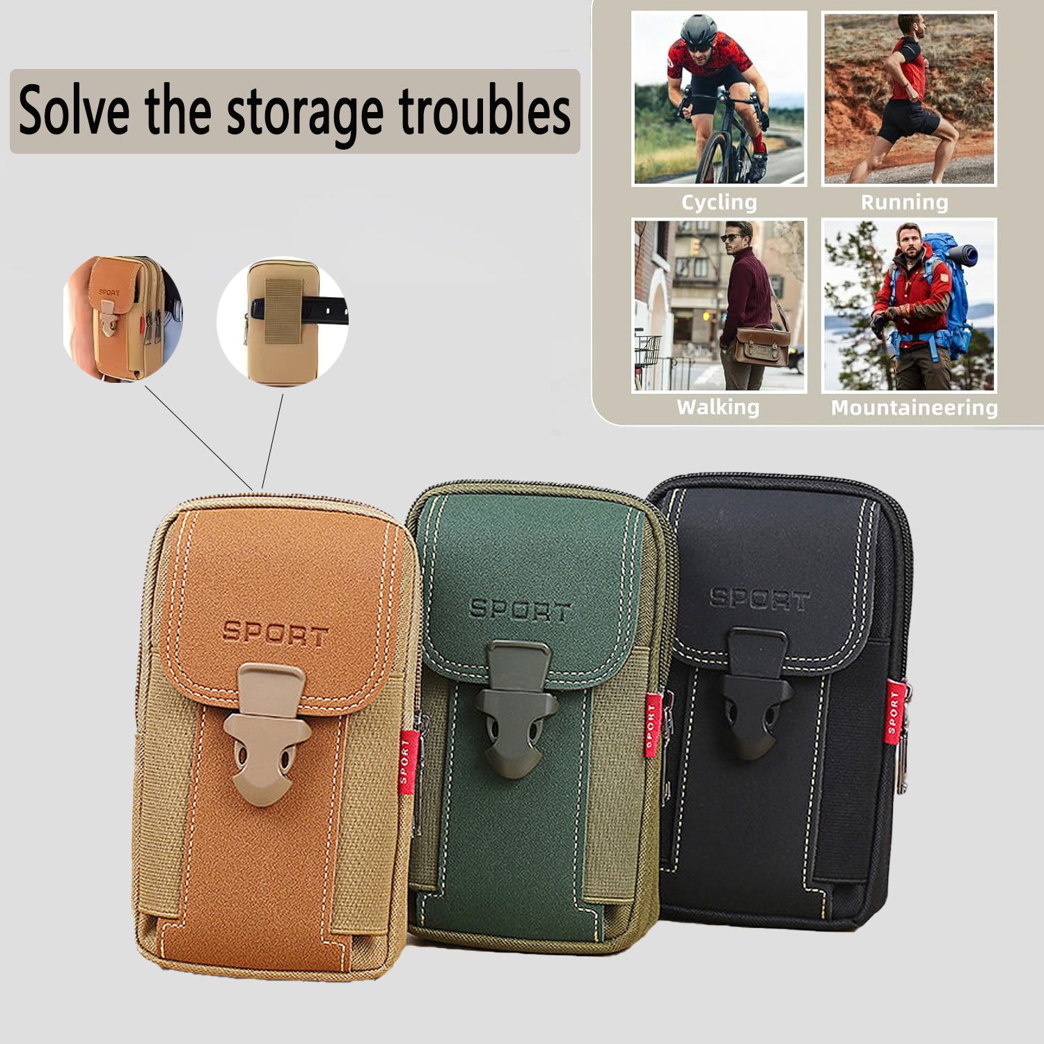 TRALOW Çok Cepli EDC Bel Çanta - Edc Carry Pocket Pouch incelemesi ve fiyatı