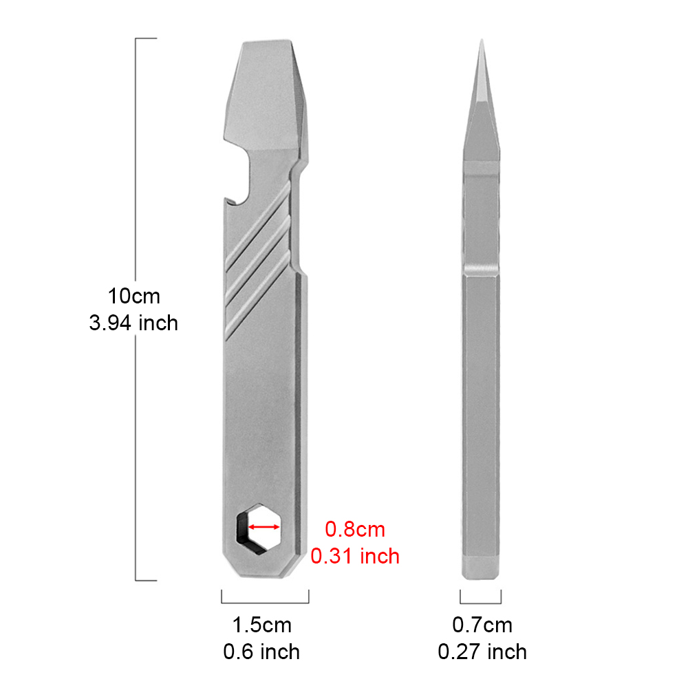 Titanyum EDC Kaldıraç Aleti –  - Micro Screwdriver Kit incelemesi ve fiyatı