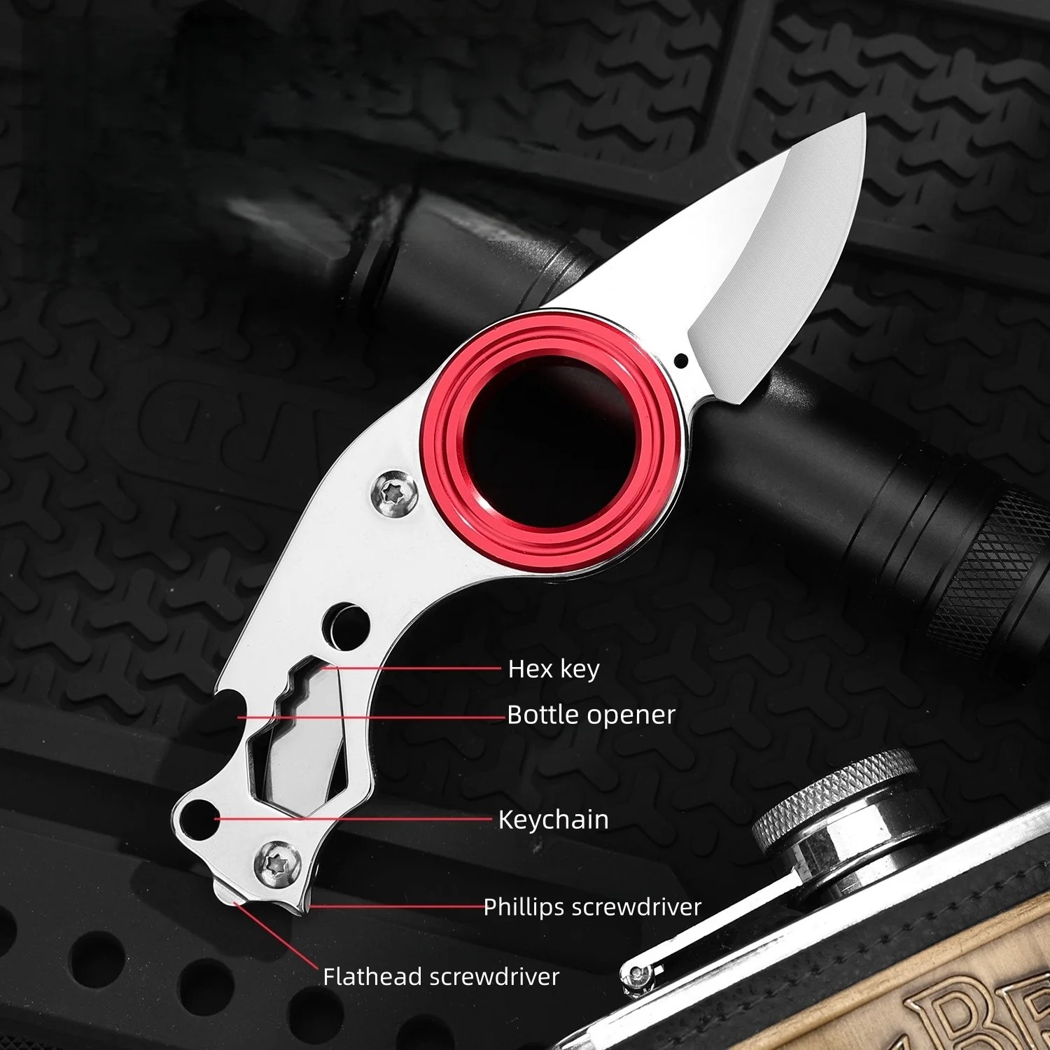 Mini Paslanmaz Çelik EDC Anaht - Edc Carry Knife incelemesi ve fiyatı