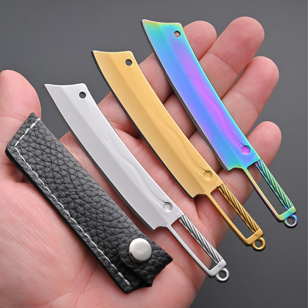 Titanyum Mini Bıçak - Deri Kıl - Everyday Carry (Edc) Knife incelemesi ve fiyatı