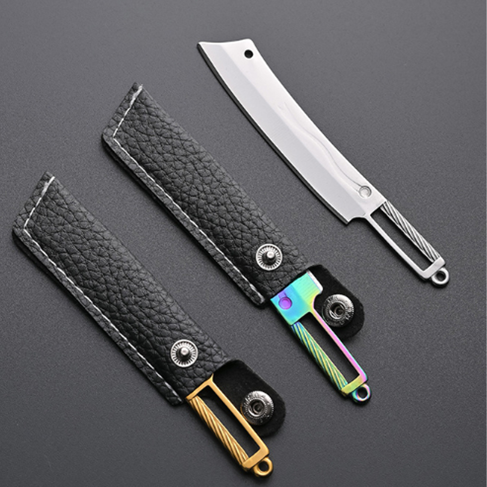 Titanyum Mini Bıçak - Deri Kıl - Everyday Carry (Edc) Knife incelemesi ve fiyatı