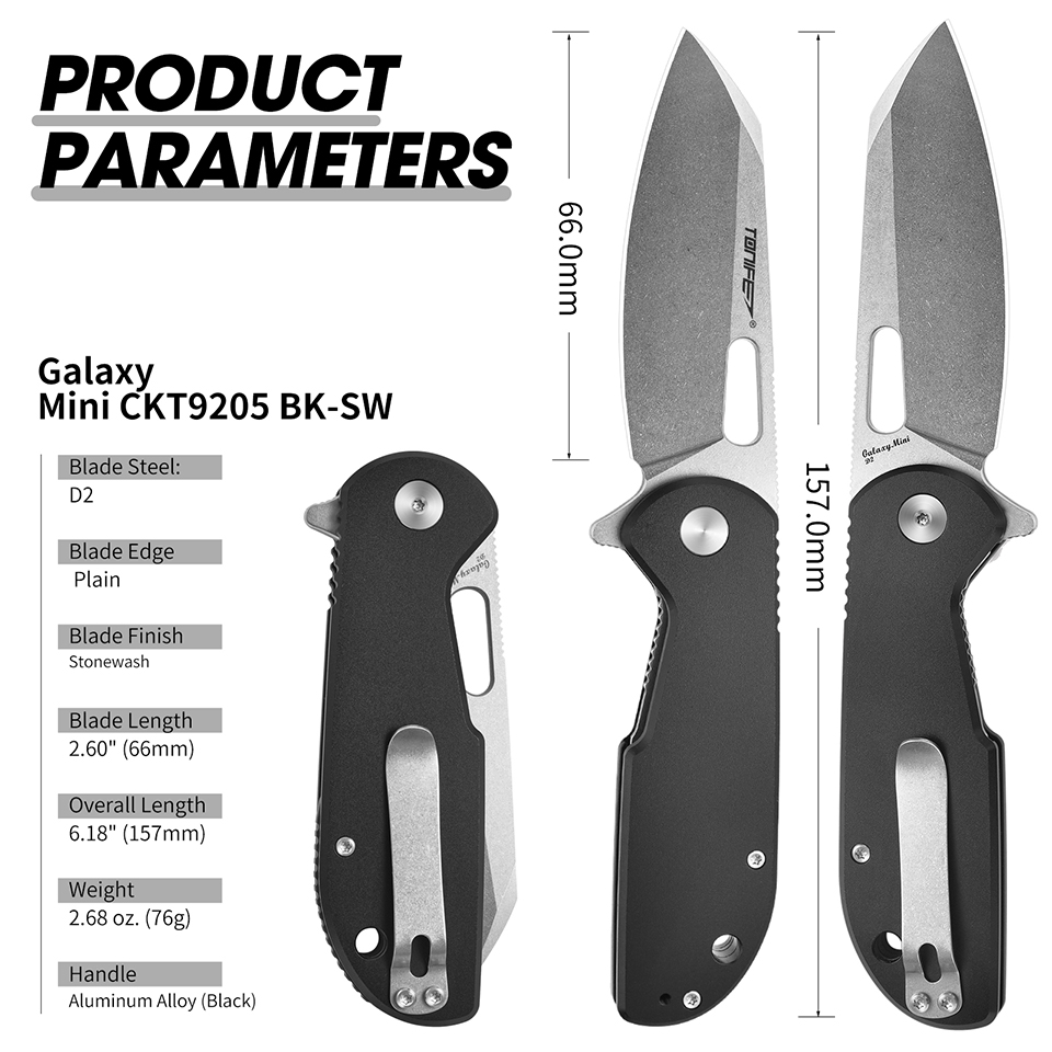 TONIFE Galaxy Mini CKT9205 Kat - Everyday Carry (Edc) Knife incelemesi ve fiyatı