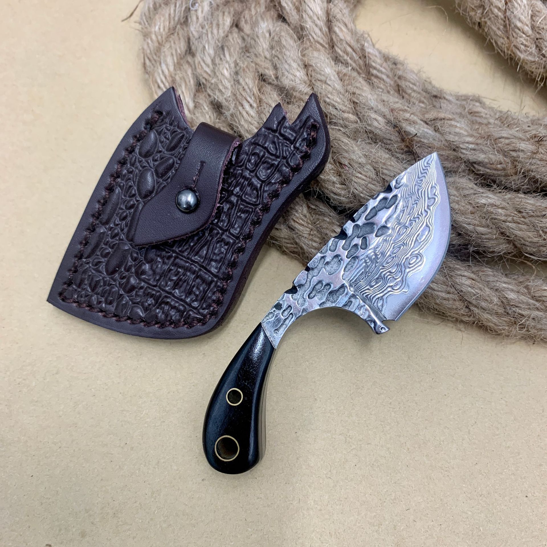 RHON 40MM Mini Tam Boy Çelik B - Edc Pocket Carry Fixed Blade incelemesi ve fiyatı